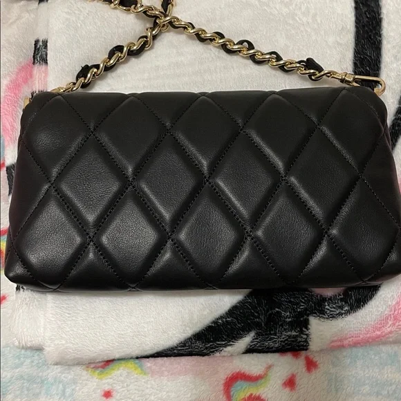 Kate Spade Mini Carey  Black Quilted crossbody - Picture 2 of 7